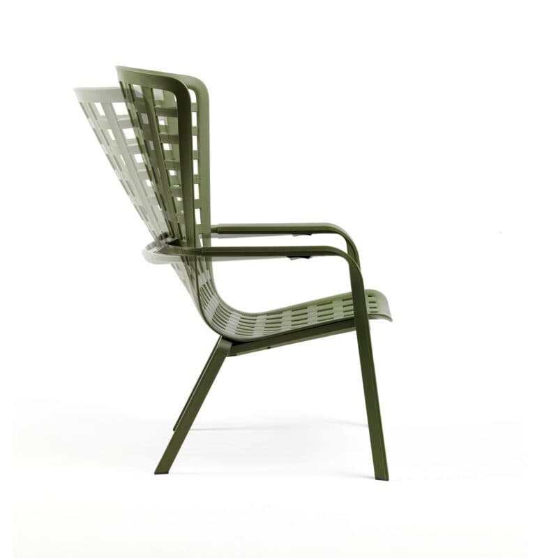 NARDI "Folio" Loungesessel, Kunststoff agave