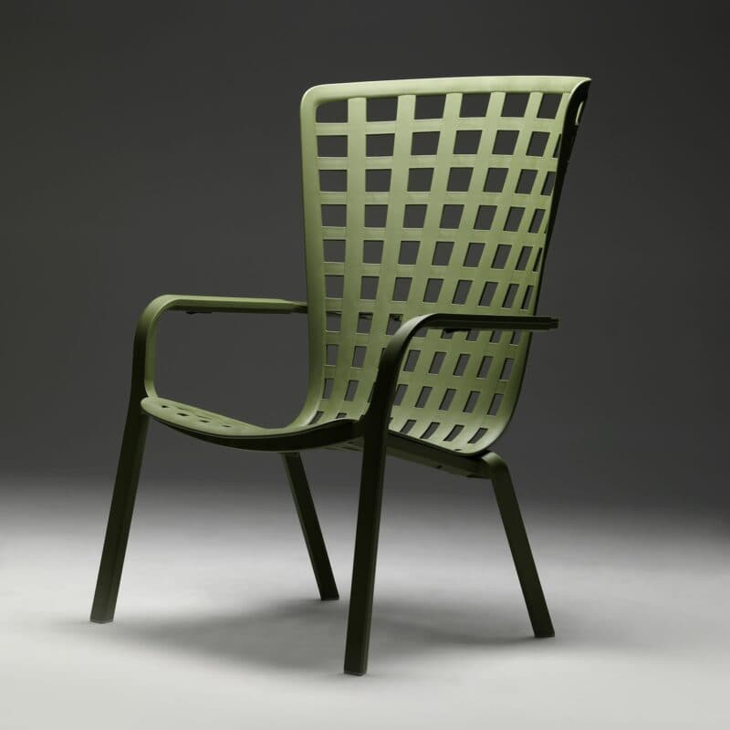 NARDI "Folio" Loungesessel, Kunststoff agave