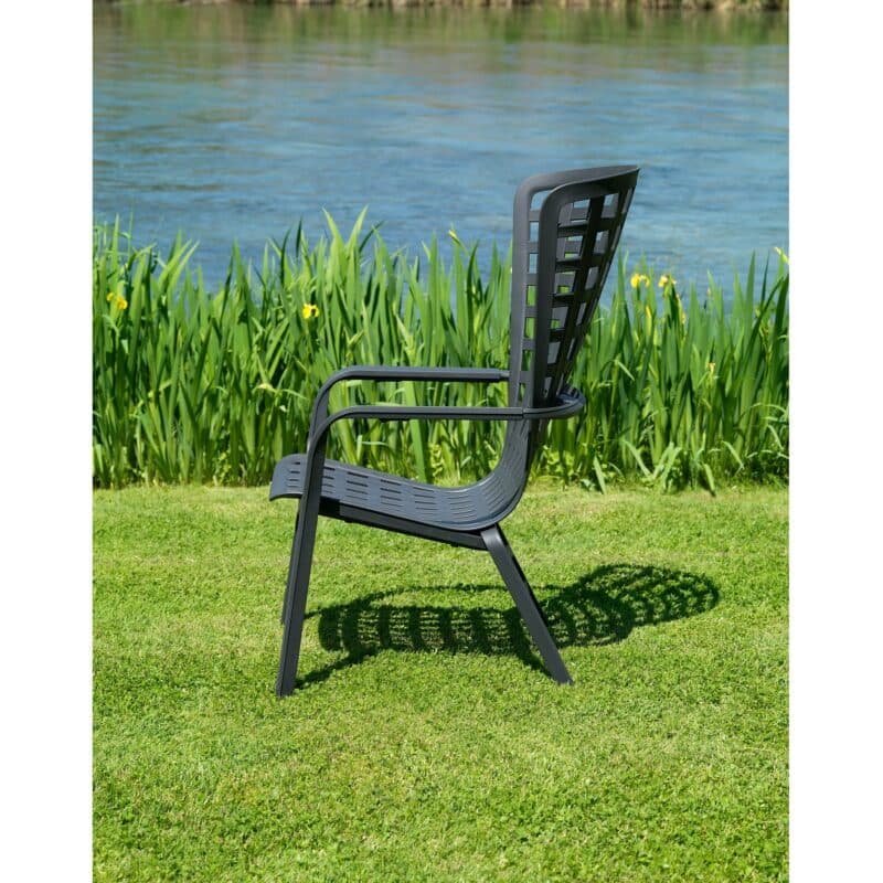 NARDI "Folio" Loungesessel, Kunststoff anthrazit