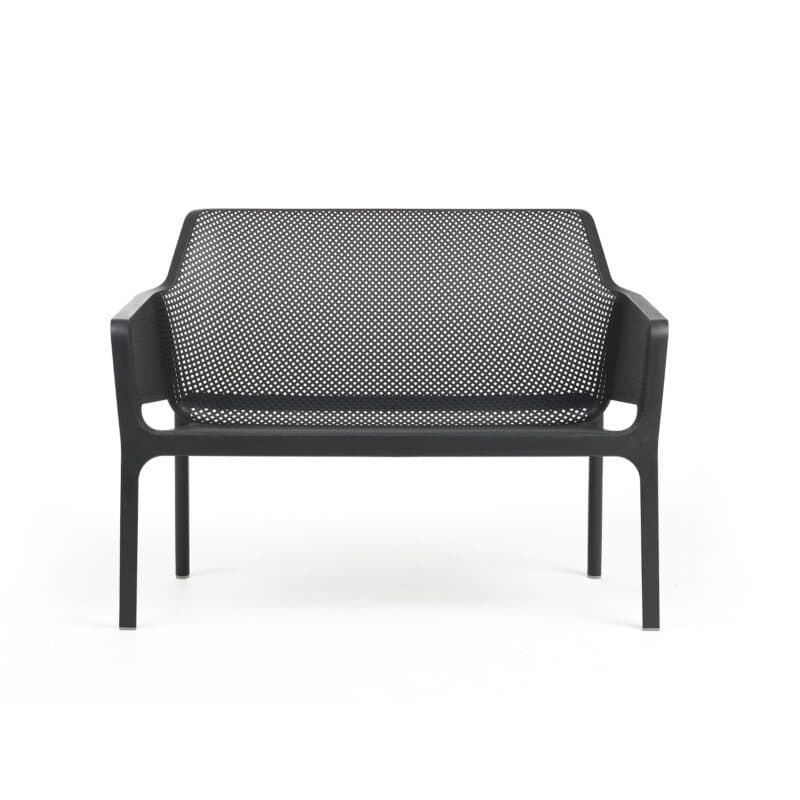 NARDI "Net" Loungebank, Gestell und Sitzfläche Kunststoff anthrazit