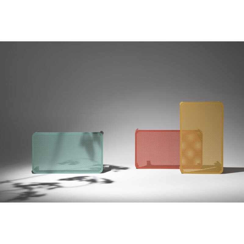 NARDI "Net" Loungetische 100x60 cm, Gestell und Tischplatte Kunststoff