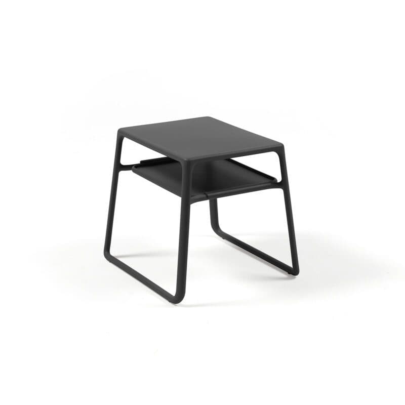 NARDI "Pop" Beistelltisch mit abnehmbarem Tablett, Kunststoff anthrazit