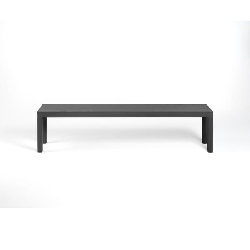 NARDI "Rio" Gartenbank, Gestell und Sitzfläche Aluminium anthrazit