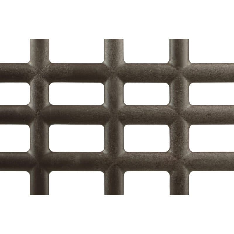 NARDI "Sipario" Pflanzengefäß mit Rankhilfe, regenerierter Kunststoff terra, Detail Gitterelement