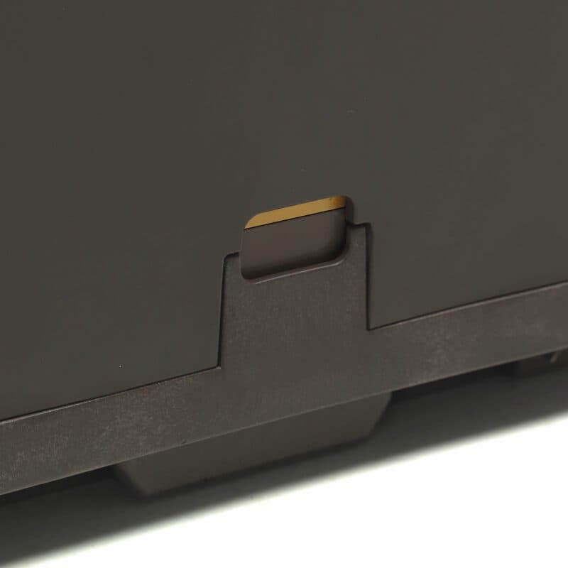 NARDI "Sipario" Pflanzengefäß mit Rankhilfe, regenerierter Kunststoff terra, Wasserstandsanzeige