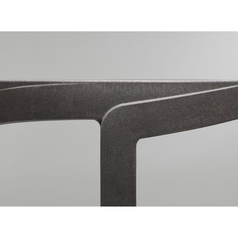 NARDI "Stack" Hocker, Gestell und Sitzfläche regenerierter Kunststoff terra, Detail