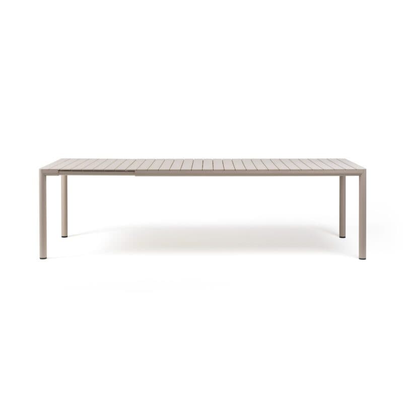 NARDI "Tevere" Ausziehtisch 211/275x100 cm, Gestell Aluminium corda, Tischplatte Kunststoff corda