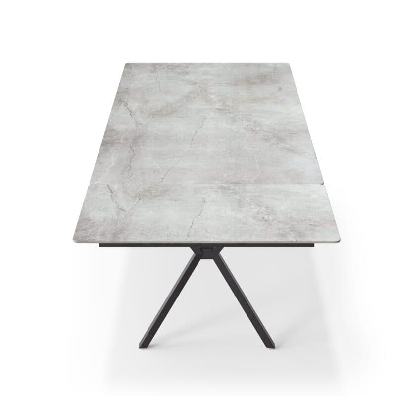 SIT Mobilia "Atlas" Ausziehtisch 210/270x95 cm, Stahl anthrazit, Tischplatte Dekton Soke