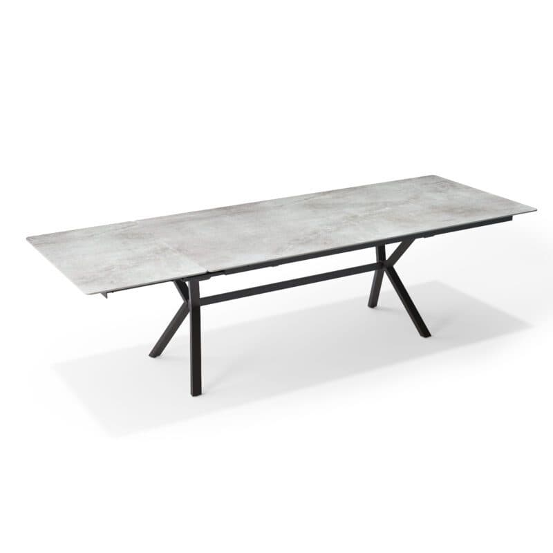 SIT Mobilia "Atlas" Ausziehtisch 210/270x95 cm, Stahl anthrazit, Tischplatte Dekton Soke