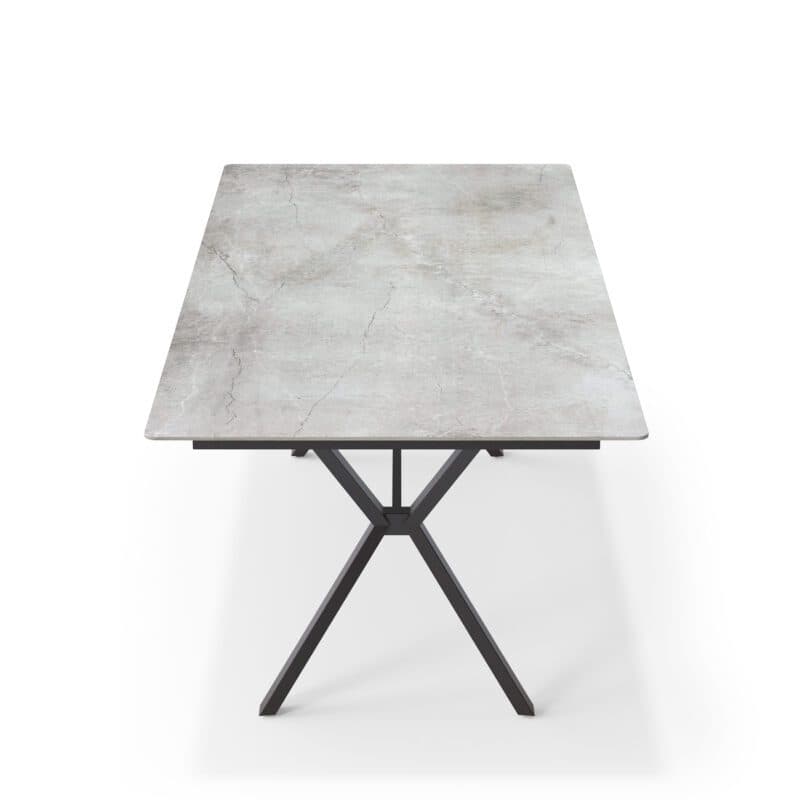 SIT Mobilia "Atlas" Gartentisch 210x95 cm, Stahl anthrazit, Tischplatte Dekton Soke