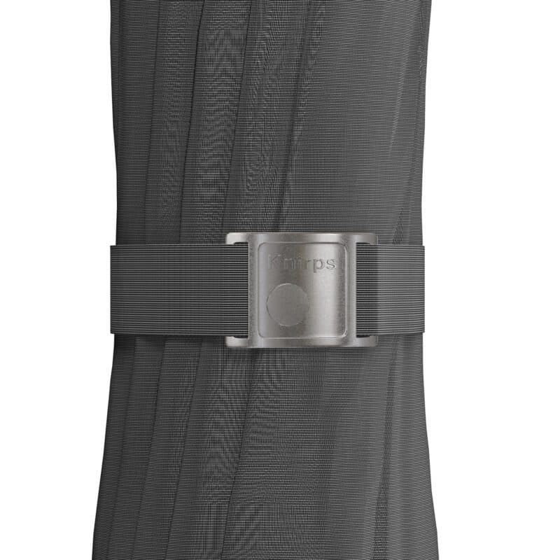 Knirps "Phoenix" Sonnenschirm, Alu silber, Schirmdach dark-grey