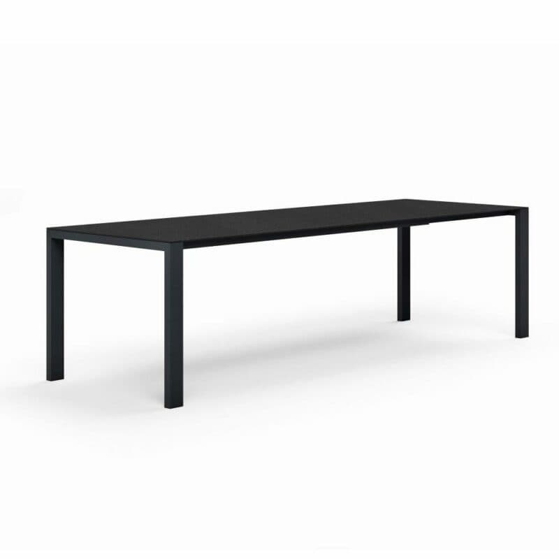 Zumsteg "Basso" Ausziehtisch 220/280x95 cm, Gestell Edelstahl anthrazit, Tischplatte Keramik, Abb. ähnlich