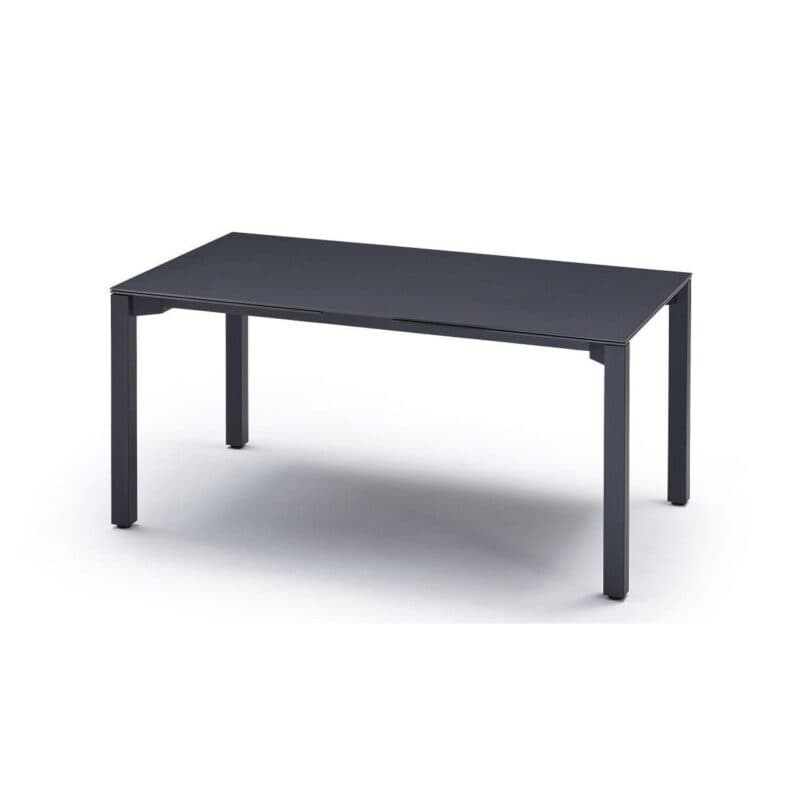 Zumsteg "Spezia" Ausziehtisch, Gestell Edelstahl anthrazit, Tischplatte Dekton, Abb. ähnlich