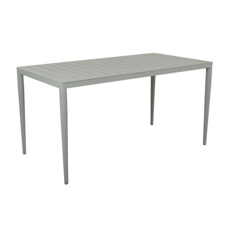 Brafab "Bigby" Gartentisch eckig 144x76 cm, Aluminium dusty green