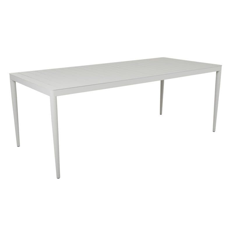 Brafab "Bigby" Gartentisch eckig 195x90 cm, Aluminium light grey