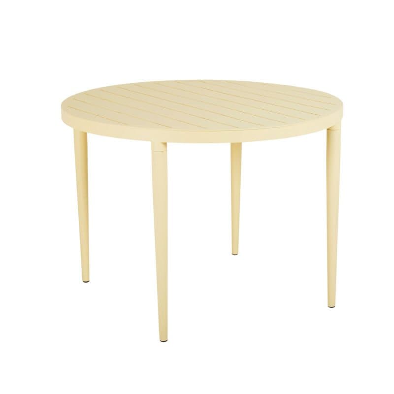 Brafab "Bigby" Gartentisch rund 100 cm, Aluminium lemon