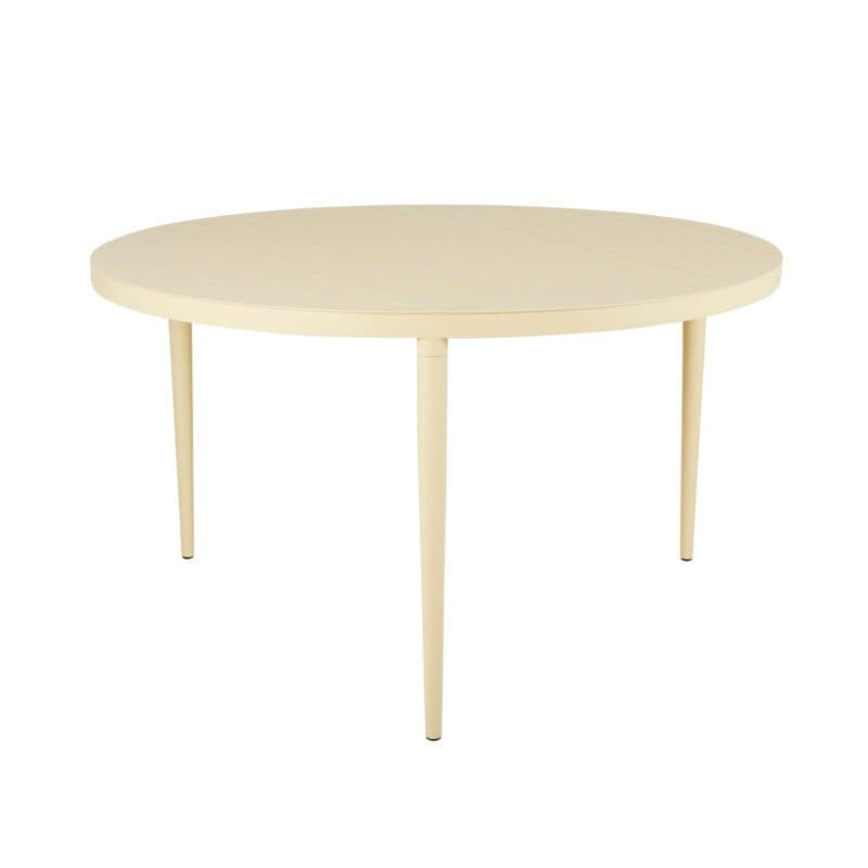 Brafab "Bigby" Gartentisch rund 130 cm, Aluminium lemon