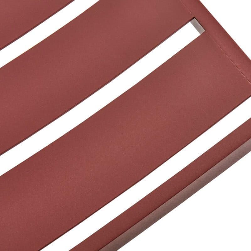 Brafab "Delia" Stapelstuhl, Aluminium zin red