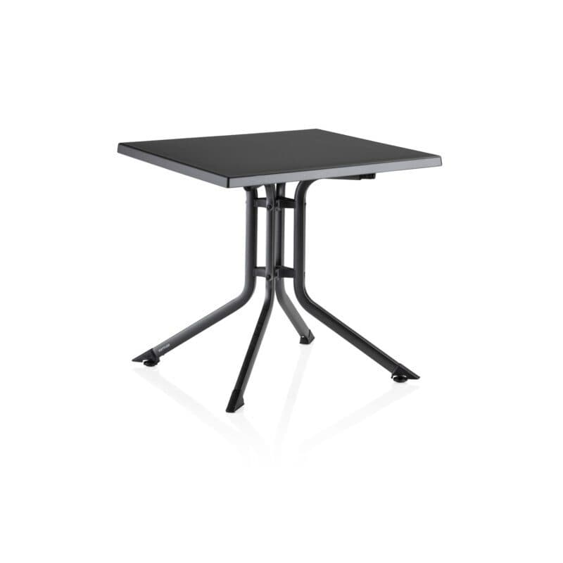 Kettler "Boulevard" Klapptisch 70x70 cm, Gestell Aluminium anthrazit, Tischplatte Kettalux-Plus anthrazit