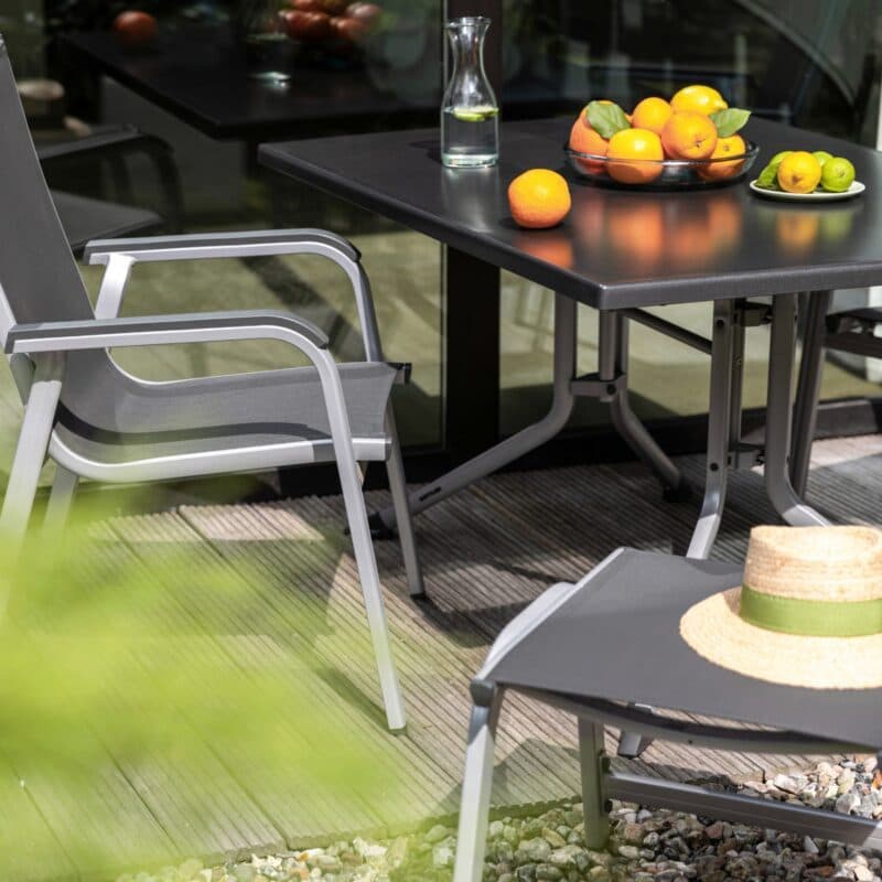 Kettler "Boulevard" Klapptisch, Aluminium anthrazit