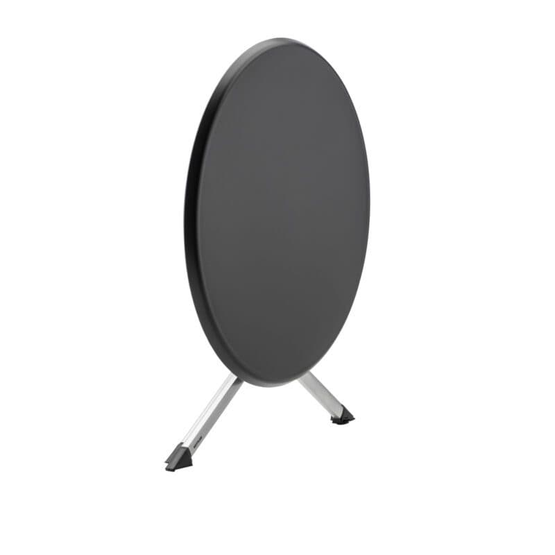 Kettler "Boulevard" Klapptisch 100 cm, Gestell Aluminium silber, Tischplatte Kettalux-Plus anthrazit