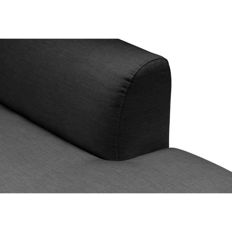 Kettler “Osea“ Lounge, Ecklounge 2-teilig, Textilgewebe Sunbrella® anthrazit, Detail Rückenlehne