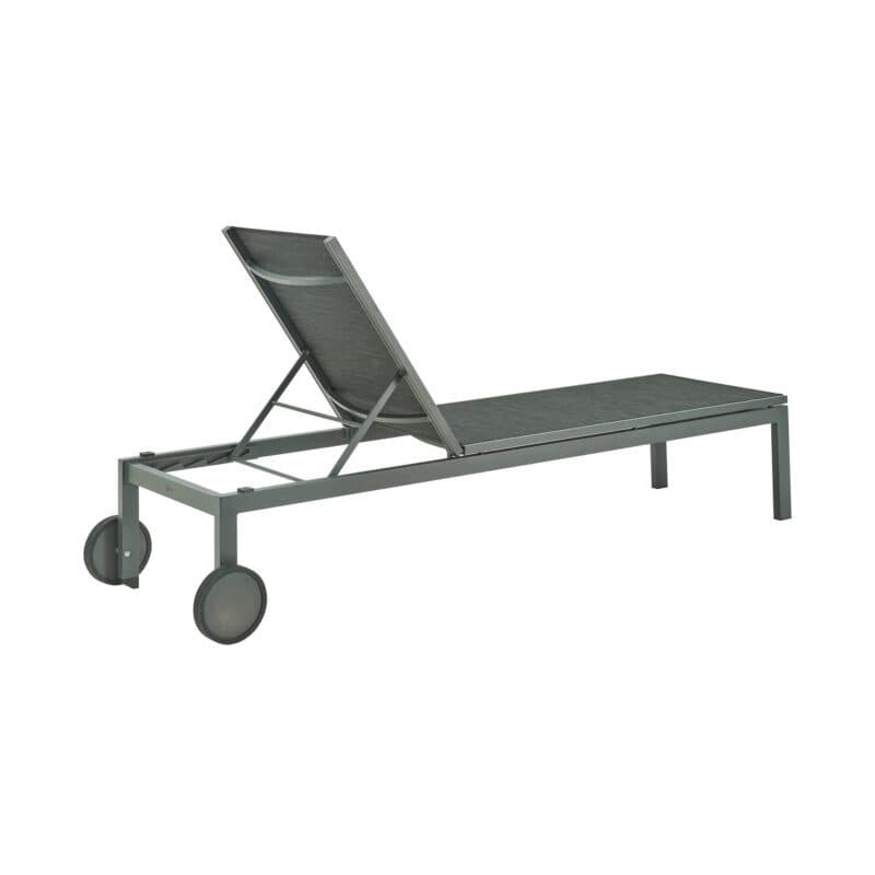 Liadomo "Firmo" Rollenliege, Alu anthrazit, Textilgewebe anthrazit