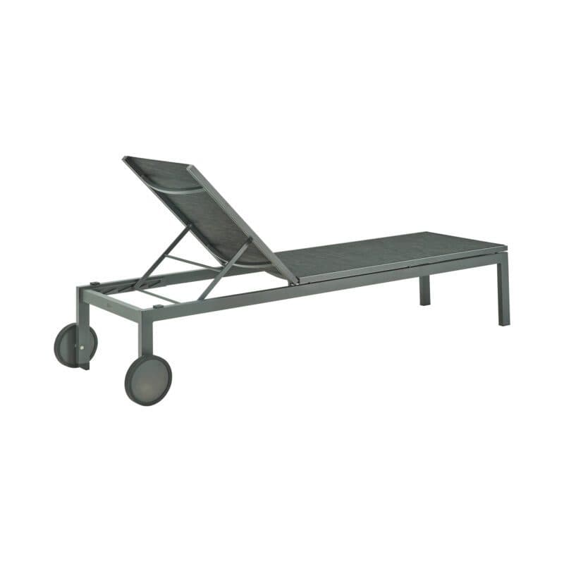 Liadomo "Firmo" Rollenliege, Alu anthrazit, Textilgewebe anthrazit