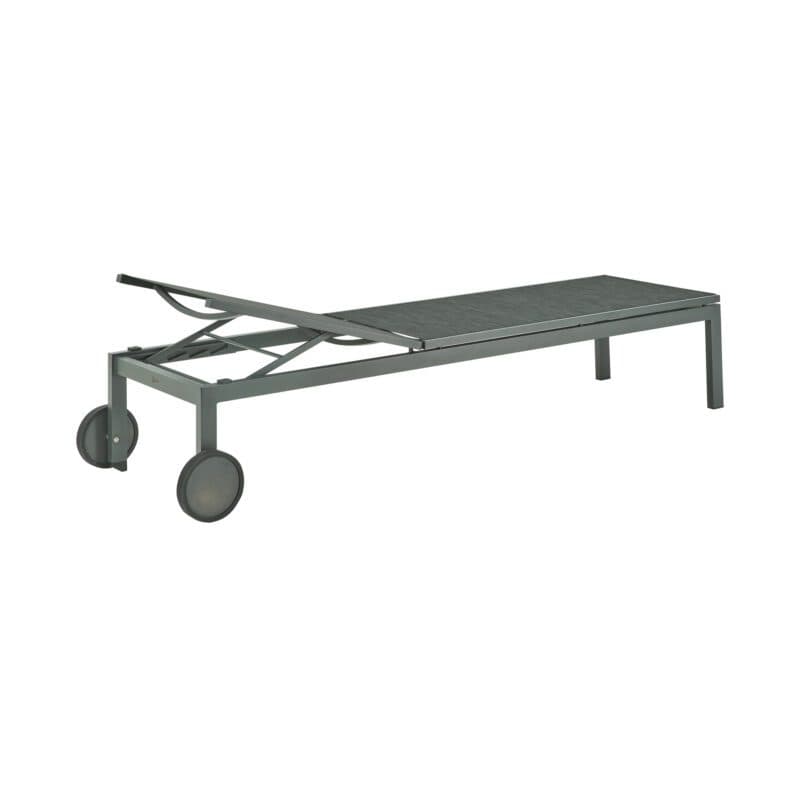 Liadomo "Firmo" Rollenliege, Alu anthrazit, Textilgewebe anthrazit