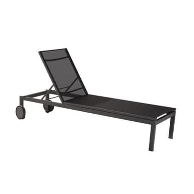 Liadomo "Firmo" Rollenliege, Alu anthrazit, Textilgewebe anthrazit