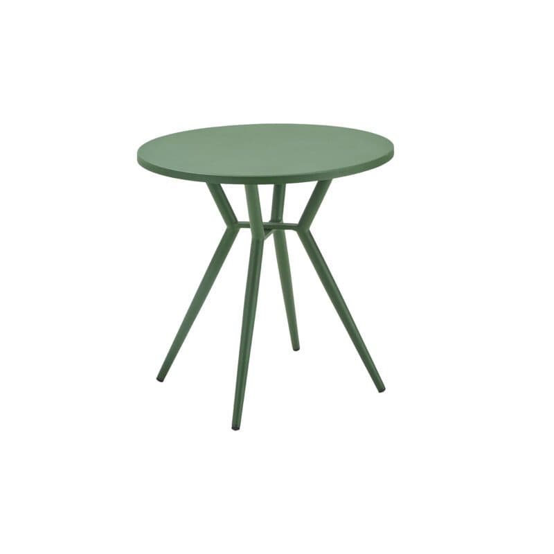 Liadomo "Lesina" Bistrotisch Ø 80 cm, Aluminium dunkelgrün