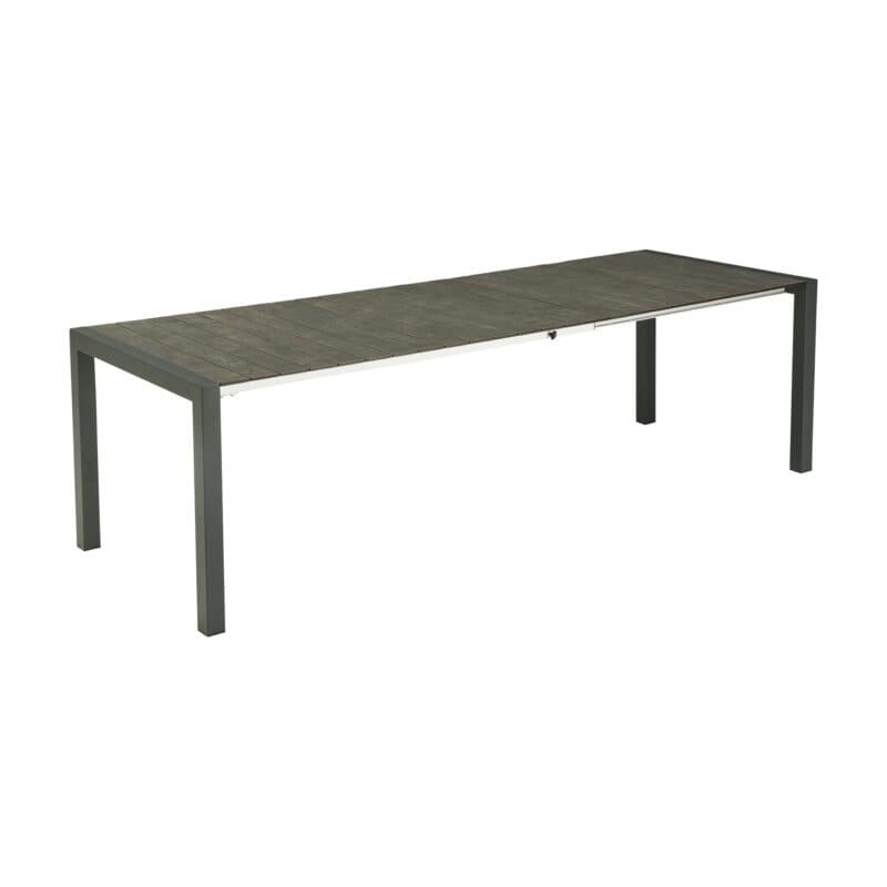 Liadomo "Marano" Ausziehtisch 160/210/260 x 90 cm, Edelstahl anthrazit, Tischplatte HPL Betonoptik