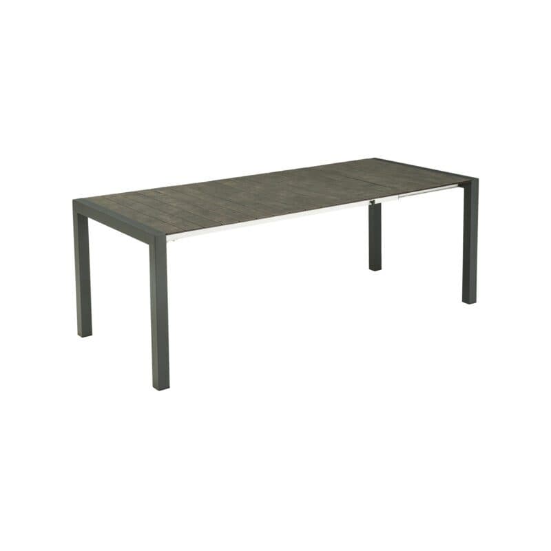 Liadomo "Marano" Ausziehtisch 160/210/260 x 90 cm, Edelstahl anthrazit, Tischplatte HPL Betonoptik