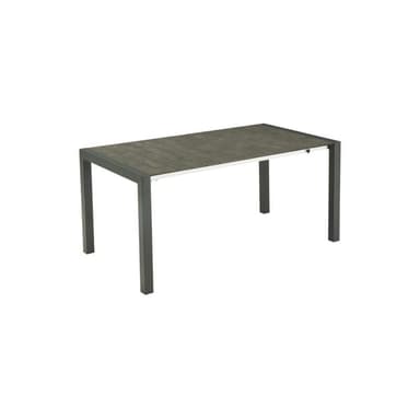 Liadomo "Marano" Ausziehtisch 160/210/260 x 90 cm, Edelstahl anthrazit, Tischplatte HPL Betonoptik