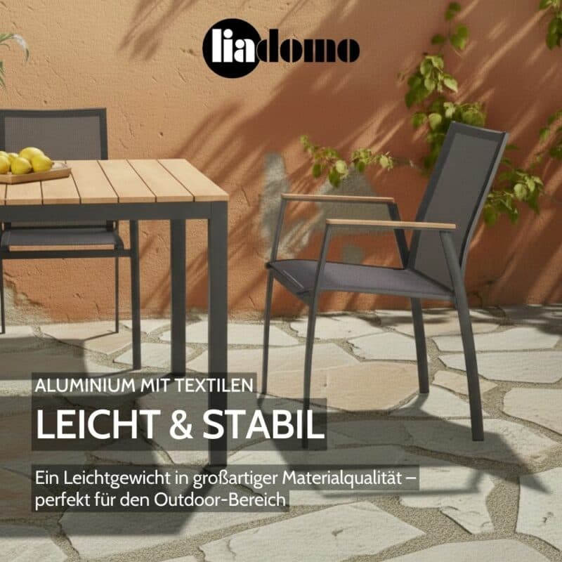 Liadomo "Pellaro" Stapelstuhl (Bild KI-generiert)