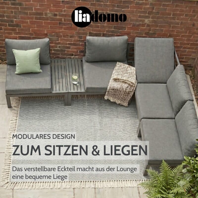 Liadomo "San Carlo" Loungeset mit Verstellfunktion (Bild KI-generiert)