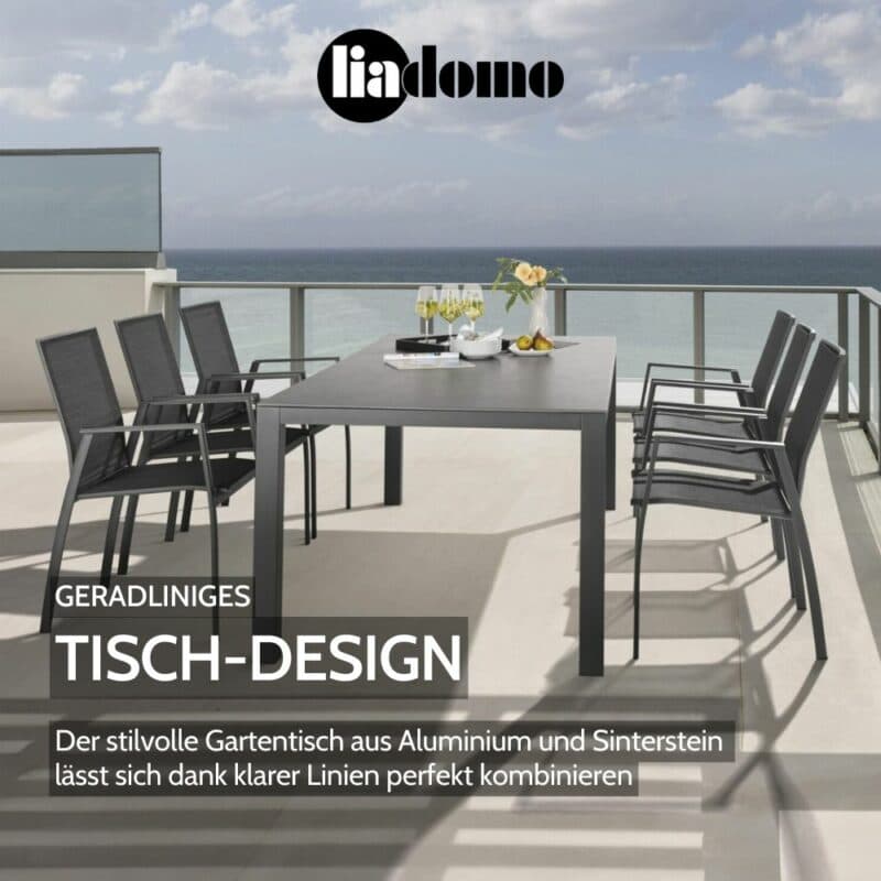 Liadomo "Scalea" Gartentisch