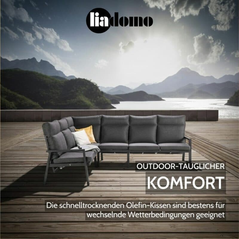 Liadomo "Scapoli" Eckloungeset (KI-generiert)