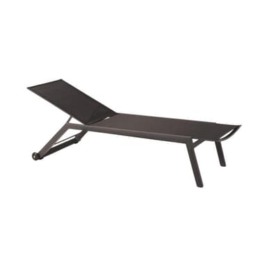 Liadomo "Scaro" Sonnenliege, Aluminium anthrazit, Textilgewebe anthrazit