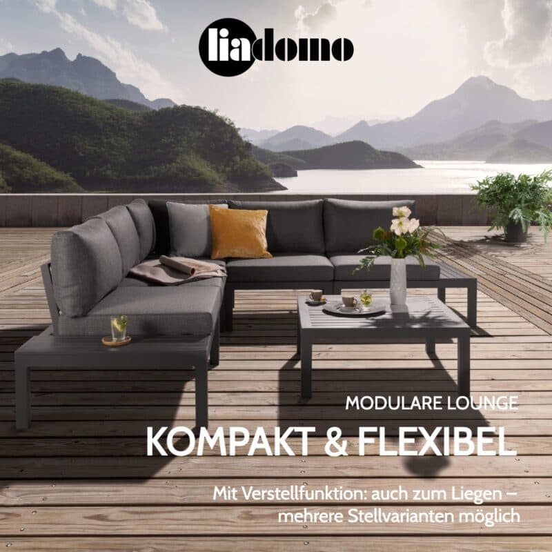 Liadomo "San Carlo" Loungeset mit Verstellfunktion