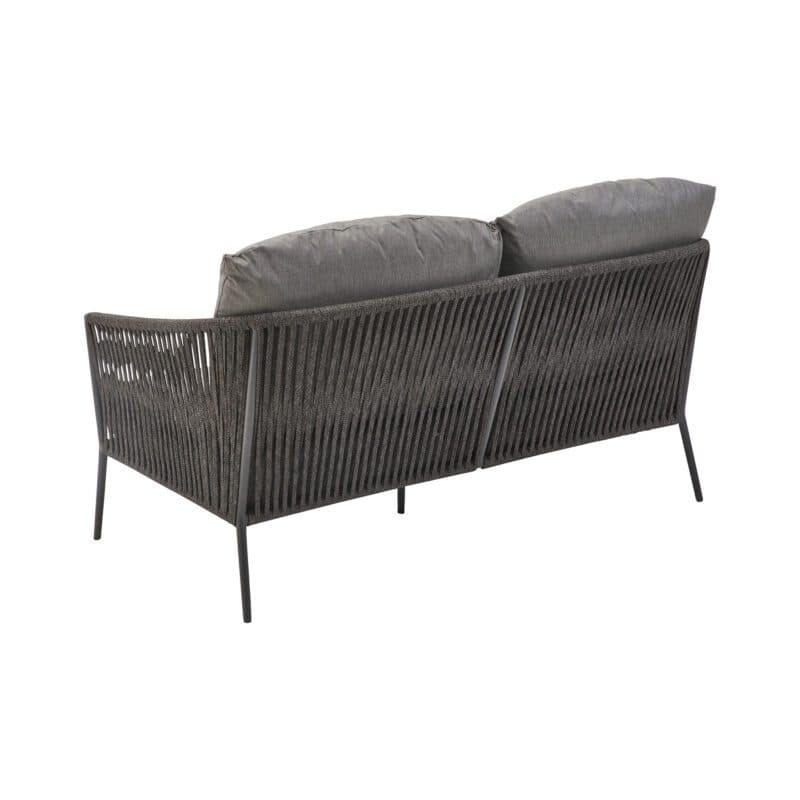 CASA DOMA "Falcone" Loungesofa, Aluminium anthrazit, Rope anthrazit