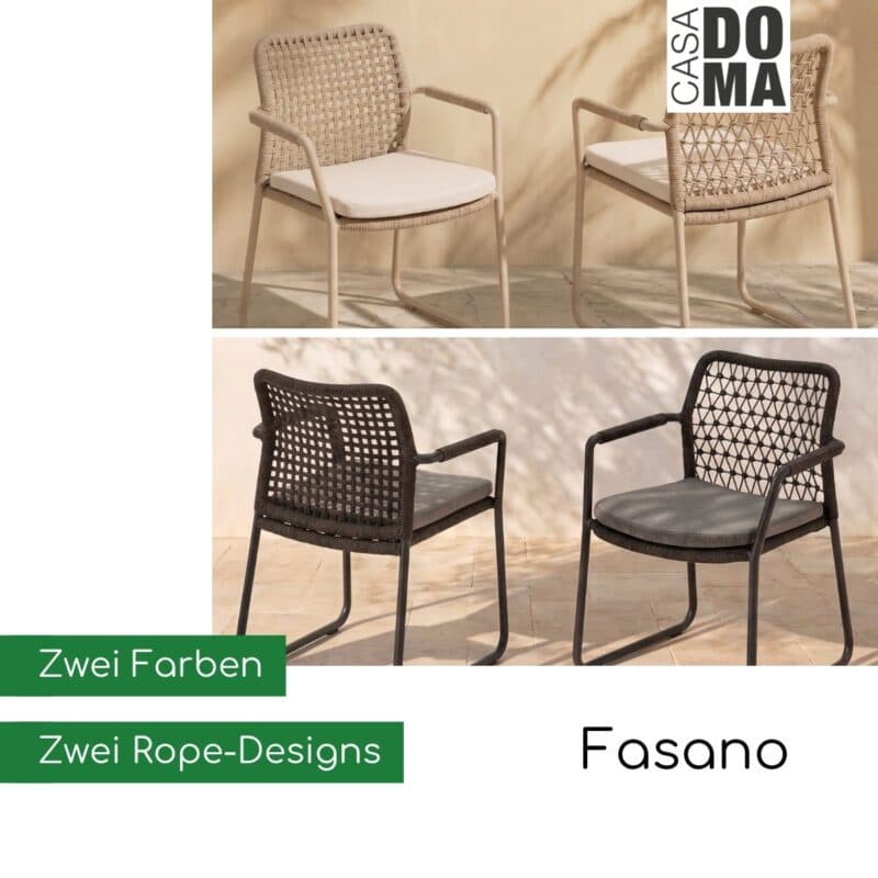CASA DOMA "Fasano" Kufenstuhl (Bild KI-generiert)