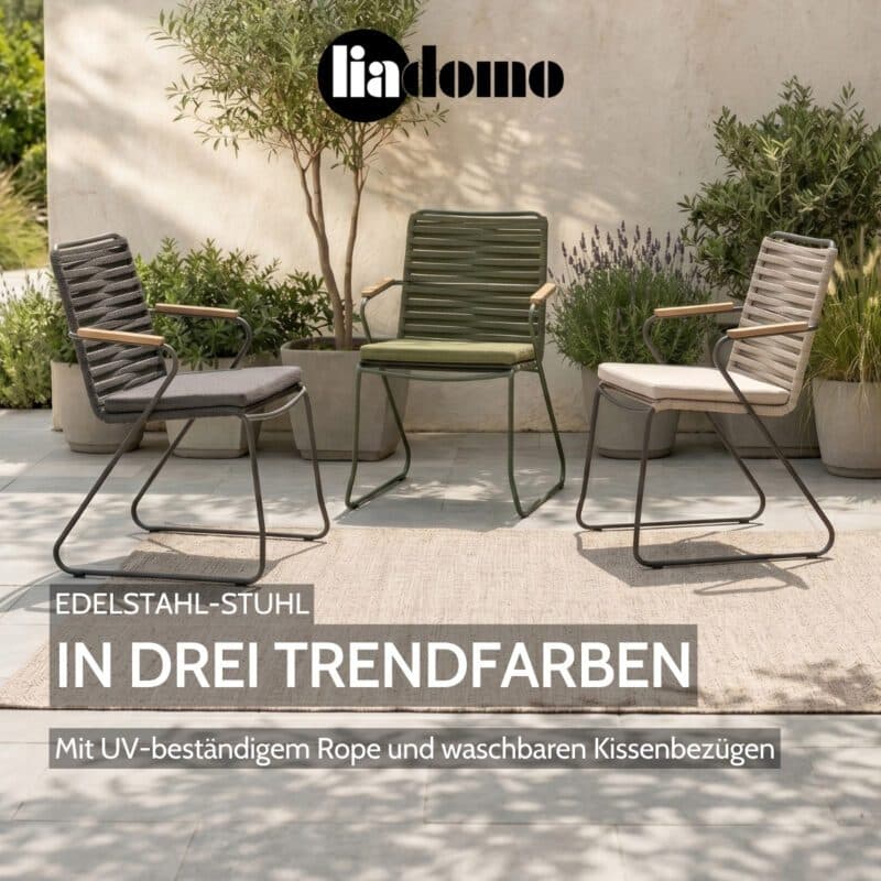 Liadomo "Atina" Gartenstuhl (Bild KI-generiert)