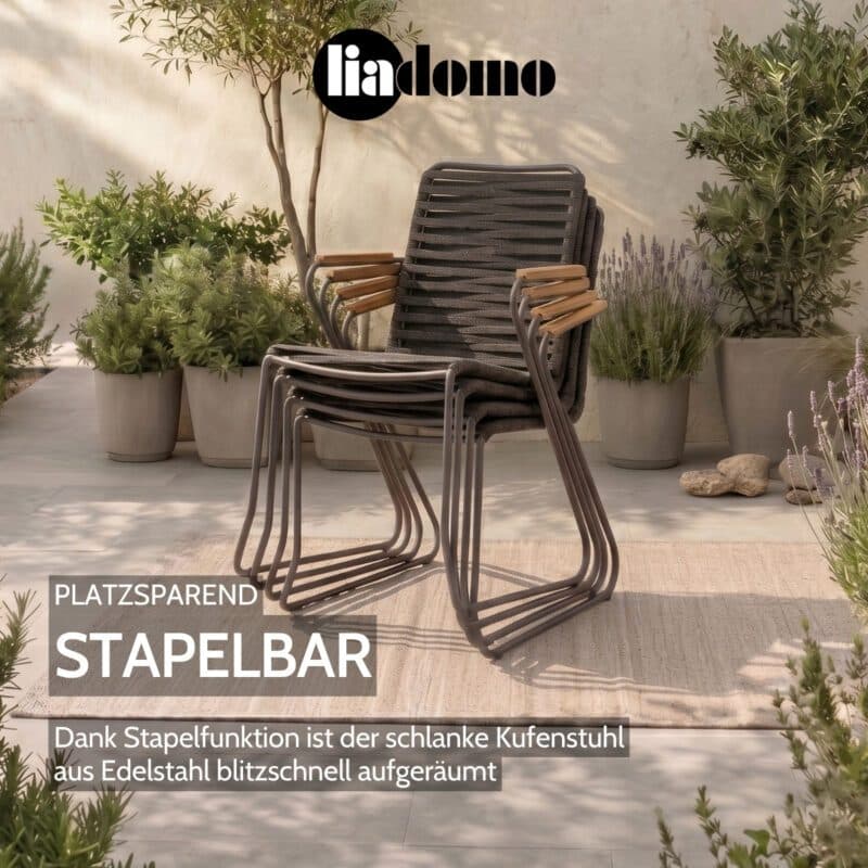 Liadomo "Atina" Gartenstuhl (Bild KI-generiert)