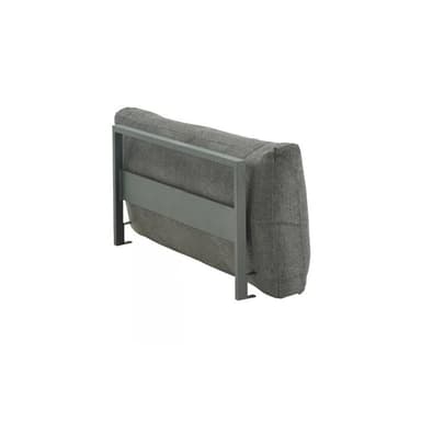 Liadomo "Callipo" Rückenlehne inkl. Kissen zu Multifunktionsliege, Alu anthrazit, Bezug Olefin grau