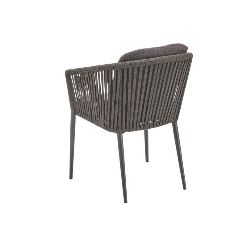 Liadomo "Carano" Diningsessel, Alu anthrazit, Rope anthrazit