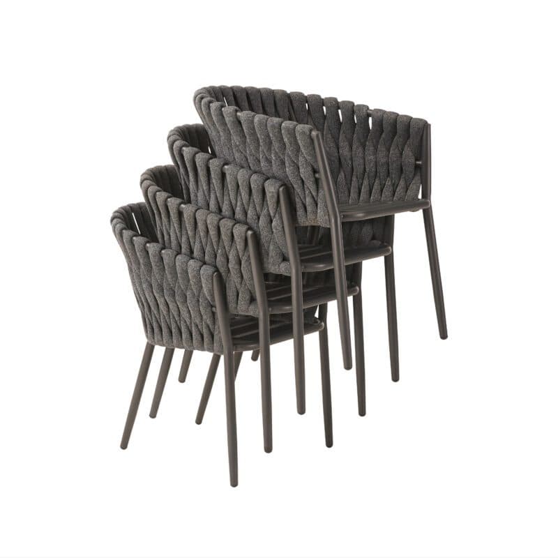 Liadomo "Carano" Diningsessel, Alu anthrazit, Socks anthrazit