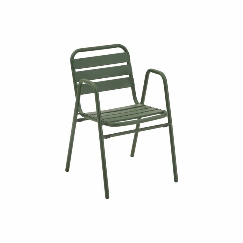 Liadomo "Lesina" Stapelstuhl, Aluminium dunkelgrün