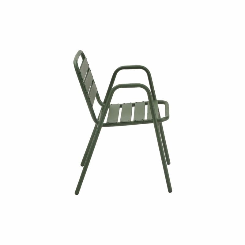 Liadomo "Lesina" Stapelstuhl, Aluminium dunkelgrün