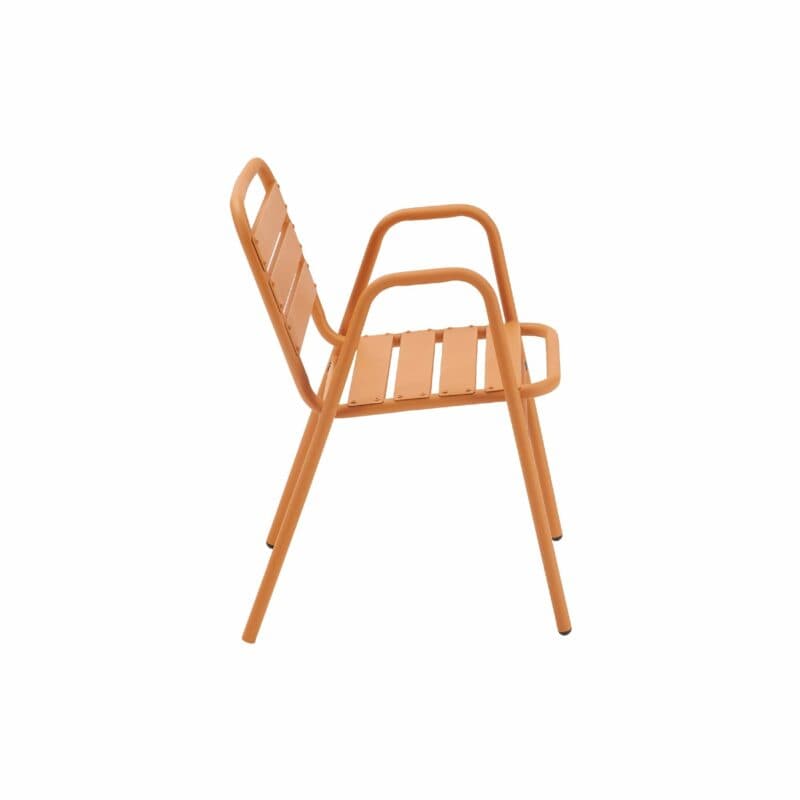 Liadomo "Lesina" Stapelstuhl, Aluminium orange